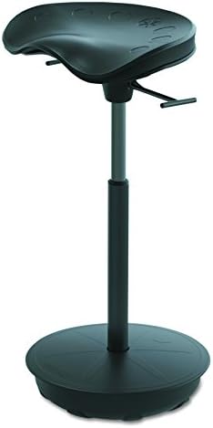 Active Collection Pivot Standup Leaning Seat Matte Black