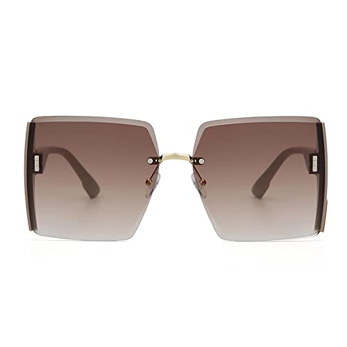 MYSNKU Sunglasses for Women Classic Retro Borderless Tinted Glitter Frame Stylish Inspired2