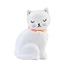 Produktbild Sass & Belle Deko-Leuchte Nachtlicht Lampe Katze weiß rosa 10x15cm