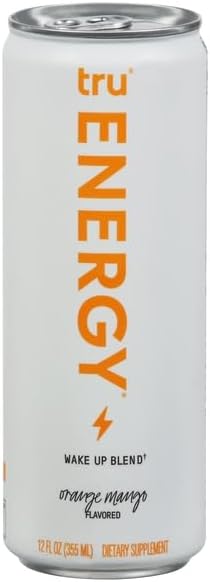 Tru Orange Mango Energy Seltzer, 12 Fl Oz