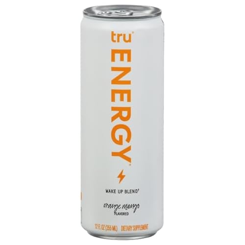 Tru Orange Mango Energy Seltzer, 12 Fl Oz