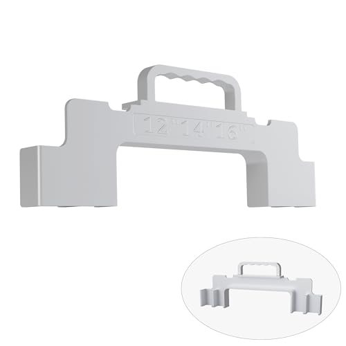 3-in-1 Framing Tools 12 14 16 On-Center Layout Framing Spacing Tool Cast Aluminum Layout Jig for Walls Roofs Floors Ladders and Decks.