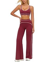 Wide Leg Wine Red