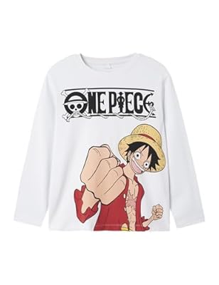 NAME IT Nkmark Onepiece LS Nreg Top Box Noos Vde, Blanco Brillante, 146-152 | Ya disponible en tu tienda friki favorita! En mundofriki.es!