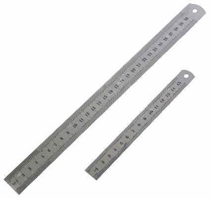 Sivitec 2pc Steel Rule Set