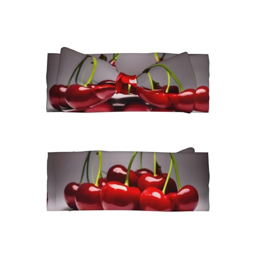 Chilean cherries Baby Bow Headband. Comfortable baby headband, suitable for daily wear and photo props.2