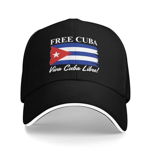 Anceky Cuba Libre, Patrie et Vie, Casquette de Baseball Drapeau cubain