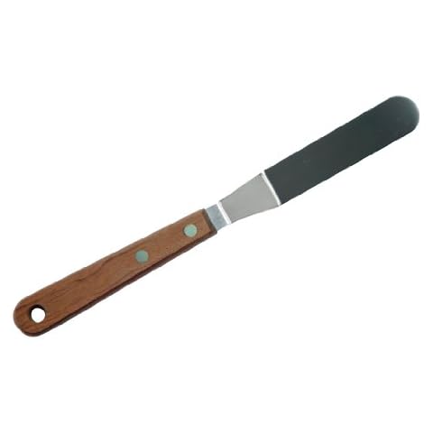 Dexam 17841296 Angled Spatula with Wooden Handle Cover