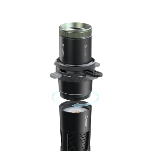 Image of SmallRig RF 20C 20W LED Photography Flashlight, 5 Colors & SP Air Spotlight | 10000mAh Portable Zoomable Spotlight with 20 Pattern Gobos, 4X Brightness Snoot with 10 Metal Gobos for Portrait Video - 6377