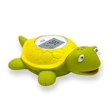 Doli Yearning Baby Bath Thermometer & Room Temperature| Fahrenheit and Celsius(℃/℉)|Turtle...