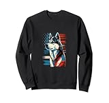 Photo Gallery memorial day siberian husky american flag usa 4 luglio felpa Photo Gallery memorial day siberian husky american flag usa 4 luglio felpa