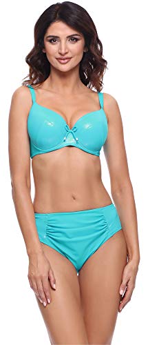 Merry Style Coordinato Bikini Donna P618114EB (Blu Brillante, EU (80 G/40) = IT (3 G/46))