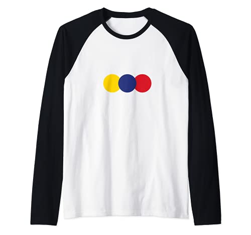 Flag Venezuela Raglan Baseball Tee, Black