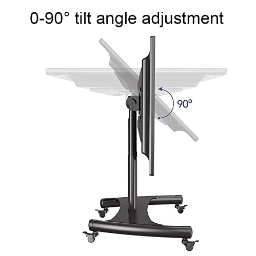 Soporte universal para TV de piso con ajuste vertical y rotación de 90° miniatura 6