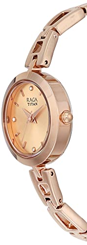 Titan Analog Beige Dial Women Watch NM2540WM06 - Image 3