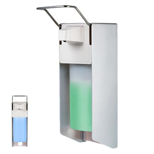 Dispensador De Líquidos Para Montaje En Pared - Bomba Reutilizable Para Jabón De Ducha, Organizador De Baño Multifunción (Material ABS Resistente, Válvula A Prueba De Fugas) | Elegante Contenedor