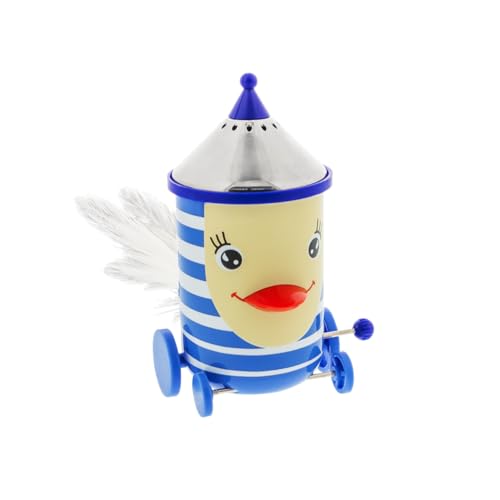 Pylones, Rolling Birds Salt and Pepper Shakers Blue White Stripes