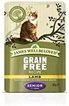 James Wellbeloved Lamb Senior Pouch 85g x 12 (850g) (Pack of 4)