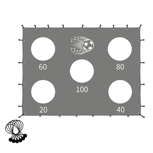Red de portería de fútbol - Porterías de fútbol para Patio Trasero, Red de Objetivo | Paño de Entrenamiento Plegable de configuración rápida para Ejercicio de precisión, competición, Patio Trasero al