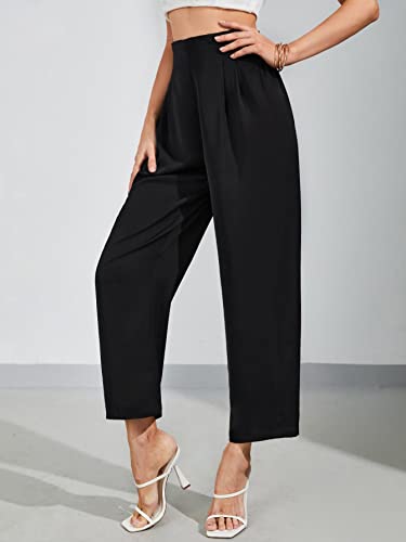Women High Waist Straight Leg Pants4