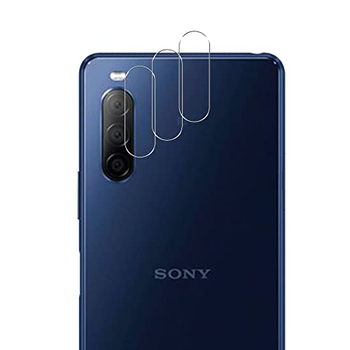 Xperia 10 II レンズフィルム 【 3枚セット- 日本旭硝子 】SO-41A SOV43 カメラフィルム エクスペリア 10 II レンズ保護フィルム えくすへ10 II 強化フィルム 2.5D ラウンドエッジ 加工 気泡無し 薄型 装着簡単 耐