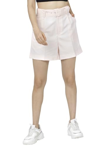 Image of Tokyo Talkies Women's Regular Fit Regular Shorts | Stretchable Shorts