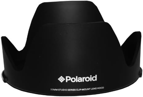 Polaroid Studio Series Lens Hood With Exclusive Pushbutton Mounting System - no more 'screwing around" With Old Fashioned Threaded Hoods For The Canon Digital EOS Rebel SL1 (100D), T5I (700D), T5 (1200D), T4i (650D), T3 (1100D), T3i (600D), T1i (500D), T2i (550D), XSI (450D), XS (1000D), XTI (400D), XT (350D), 1D C, 70D, 60D, 60Da, 50D, 40D, 30D, 20D, 10D, 5D, 1D X, 1D, 5D Mark 2, 5D Mark 3, 7D, 6D Digital SLR Cameras Which Has Any Of These (60mm, 50mm 1.8) Canon Lenses