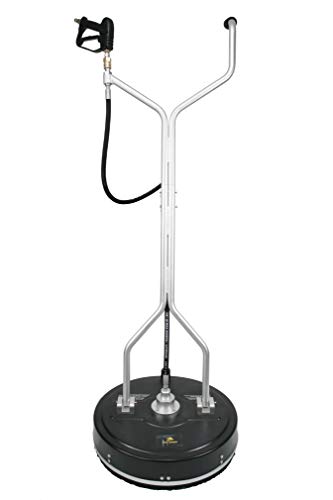 Erie Tools 20" Polypropylene Flat Surface Cleaner Pressure Washer Attachment with Handle 4000 PSI, 10.5 GPM, No Wheels