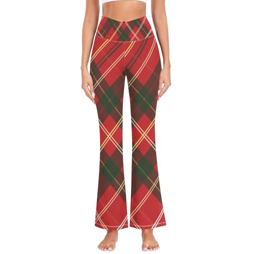 Legging de compression écossais haut de gamme en maille premium - 2