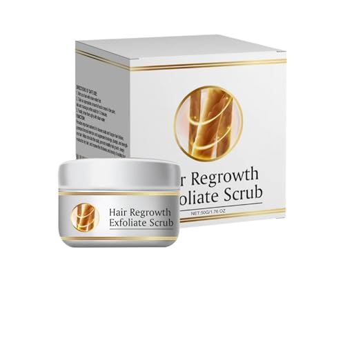 Exfoliant Capillaire Pour Cuir Chevelu - 50g Produits Pour Nettoyer Les Racines Et Éliminer Les Accumulations,Gommage Clarifiant Intense - Pour Routine Quotidienne Spa À La Maison Et Journées D'Été