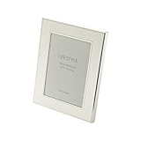 Porta Retrato de Aço Denver 13X18Cm, Lyor, Prata