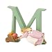 Enesco Beatrix Potter Alphabet Collection Letter M Cecily Parsley Figurine, 2.68 Inch, Multicolor