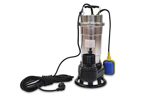 Grandmaster - Bomba De Aguas Sucias Submergible 750w Para Agua Sucia 342L/min Con Interruptor Flotante