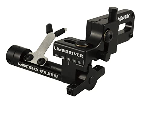 Vapor Trail Archery Arrow Rest Micro Elite, Right Hand, Black