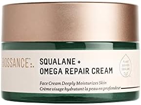 Biossance Squalane + Omega Repair Cream - Ultra-Rich Moisturizing Cream for Smooth, Plump Skin with No Greasy Feel - No Parabens or Fragrance (50ml)