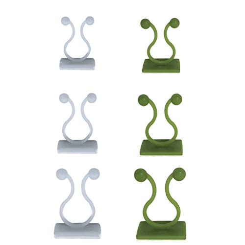 lfdhcn 100 stuks plantenklimwandbevestigingsklemmen, onzichtbare ranken sticky haak fixer decor - Image 6