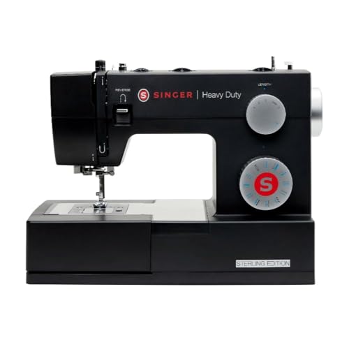 Singer Máquina de Costura HD4423 Sterling 220V | 23 Pontos, Casa de Botão, Braço Livre, Velocidade de até 1.100 Pontos/Min, Iluminação LED | Ideal para Todos os Projetos