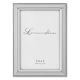 Lawrence Frames Brushed Silver Plated 3 by 5 Metal Picture Frame