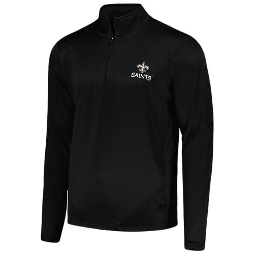 Image of Dunbrooke Men's Royal Buffalo Bills All-Star Tech Quarter-Zip Top