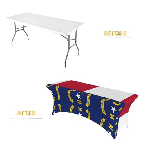 Nappe de table élasthanne Caroline du Nord extensible 1,8 m fête - 5