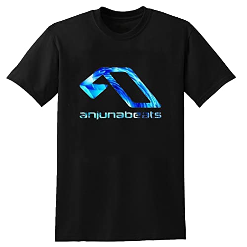Photo de Anjunabeats Men's T-Shirt Black Unisex Tees XL