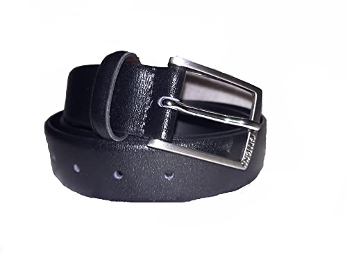 GUESS Herren Gürtel BMU106LEA30-BBN (Schwarz, XL)