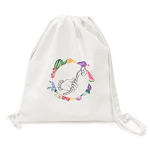 Sac de course pliable en tissu motif bouddhisme ruyi pour fruits et légumes