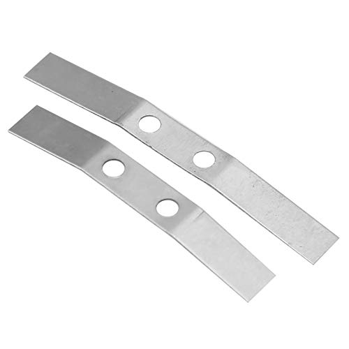 Drfeify RC Auto Blattfeder, 8 Stück Stahl Hinterachse Blattfeder RC Auto Zubehör Kit Kompatibel mit WPL D12 1/10 RC Truck