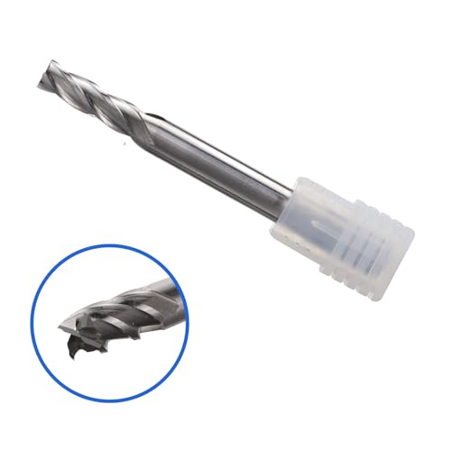 Image of 4 Flute Carbide End Mill Cutter 1pcs 1 /8 inch for Milling Alloy Steels, Metal, Hardened Steel & More
