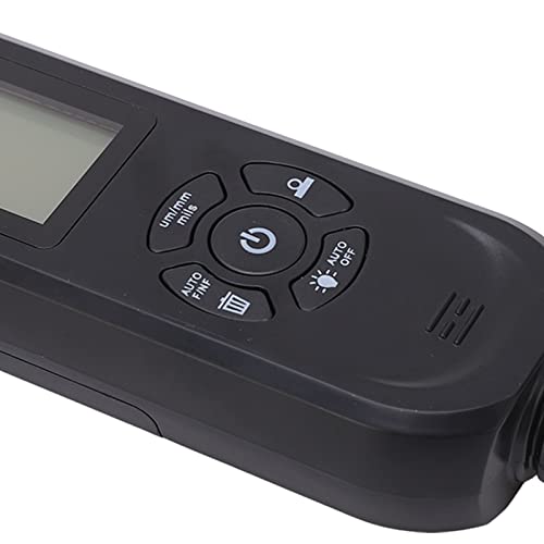 Medidor de profundidad de recubrimiento HW-300S, Digital de ABS, para pintura anti-deslizante (Negro) miniatura 7