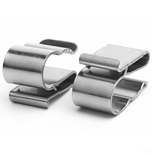 Asegura tus paneles solares de 2 x 6 mm con clips de alambre de acero inoxidable, disponibles en paquetes de 20 o 50 (20 unidades)