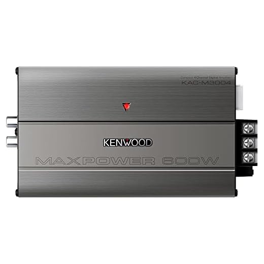 Kenwood KAC-M3004 Compact 4 Channel Digital Amplifier