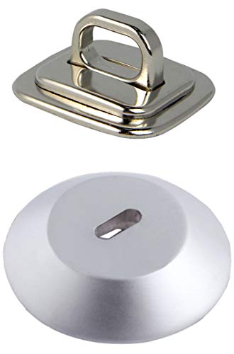 Preisvergleich Produktbild CaLeQi Ankerplatte, Selbstklebende Sicherheitsplatte für alle Desktops, Looptop Lock, Kabelschloss, iPhone, Smartphone, MacBook, iPad, Tablet, andere elektronische Produkte