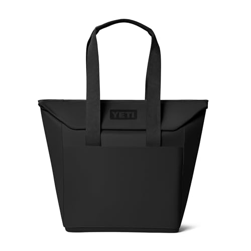 YETI Daytrip 20L Insulated Soft Cooler Tote Bag, ColdCell Flex Insulation, MagSnap Closure, External Pockets, Food Safe Lining, Black